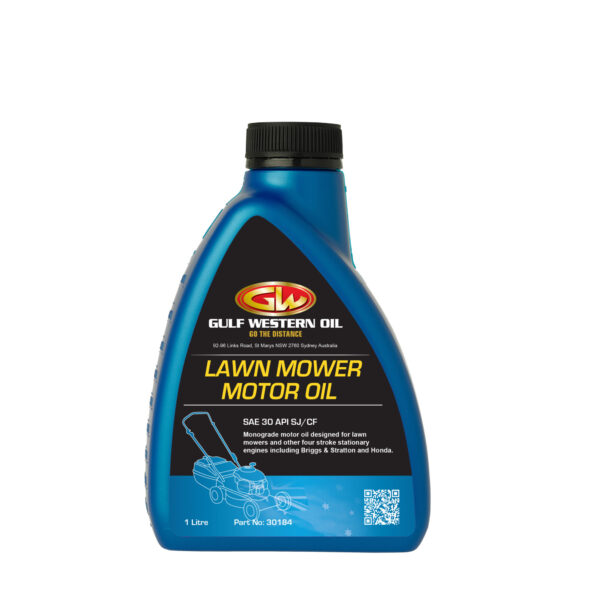 GULF WESTERN 1L LAWN MOWER SAE 30 OIL