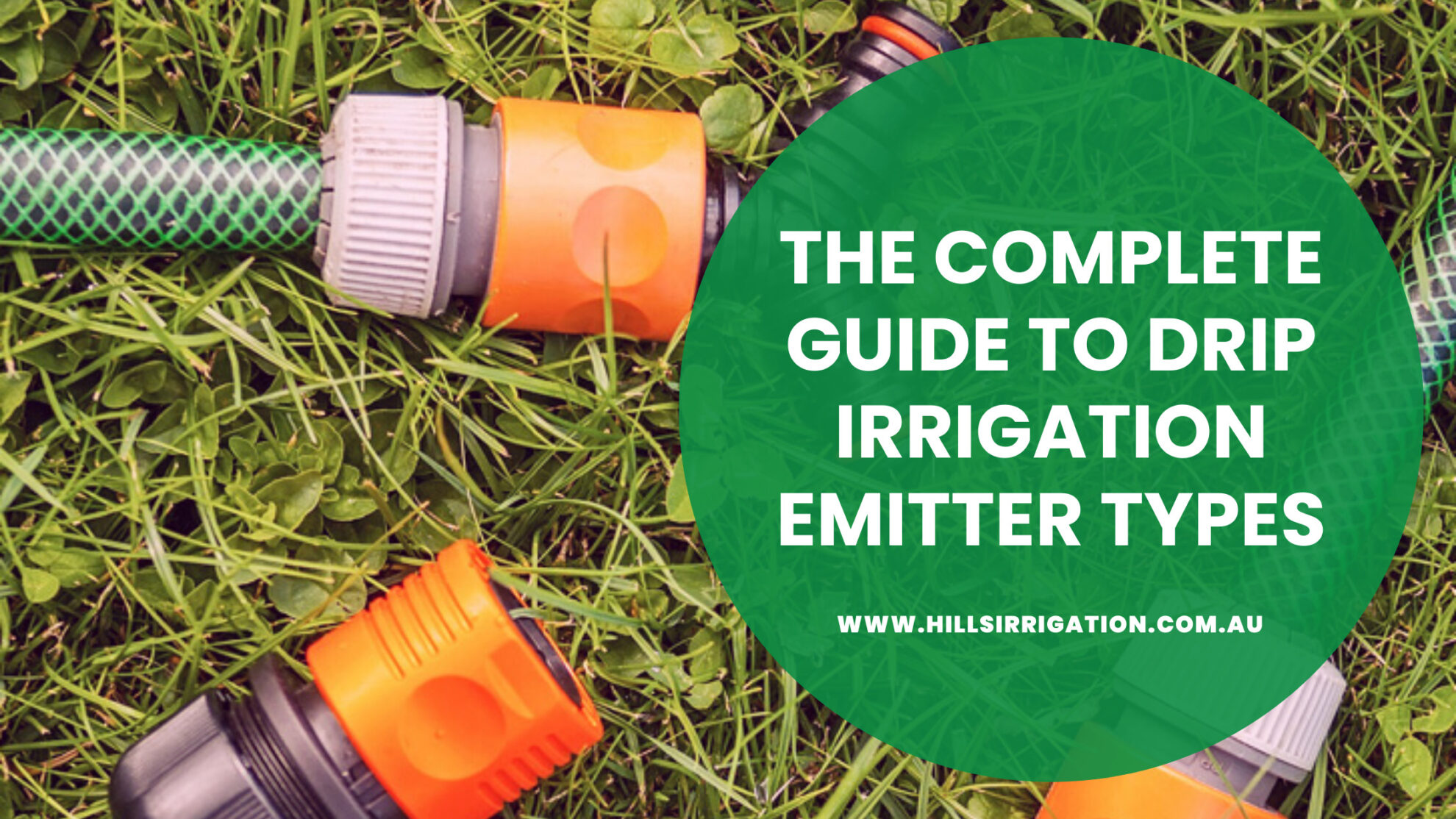 The Complete Guide to Drip Irrigation Emitter Types - Hills